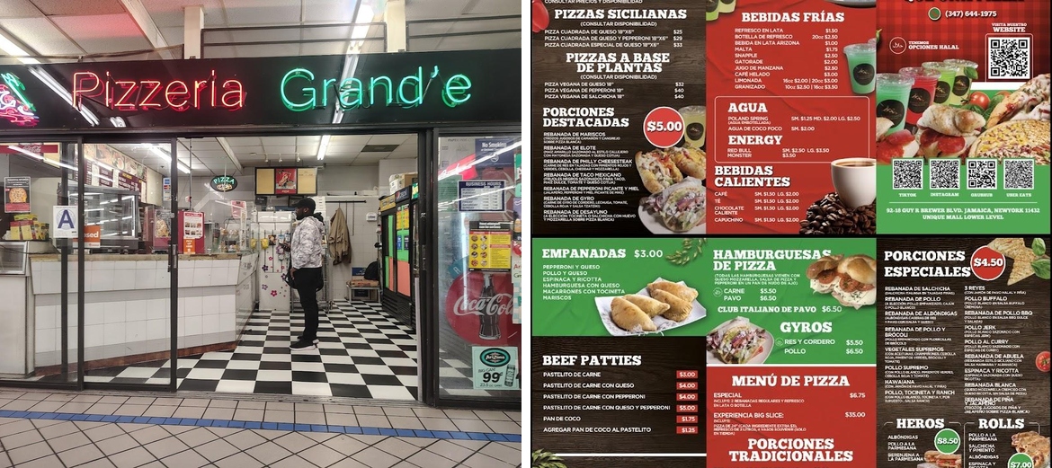 Pizzeria Grande Menu