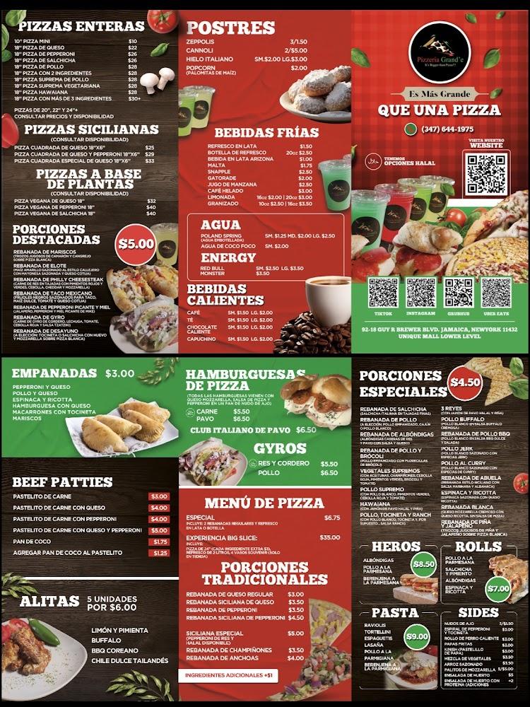 Pizzeria Grande Menu image 1